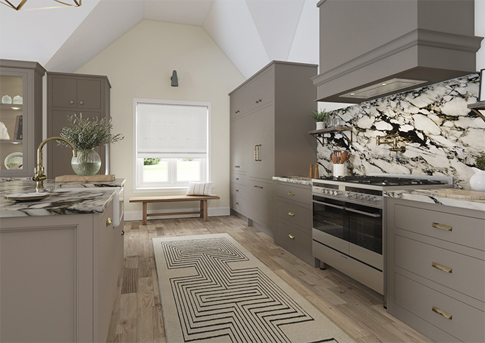 Windermere, Oyster - Roman Blind - Image 6